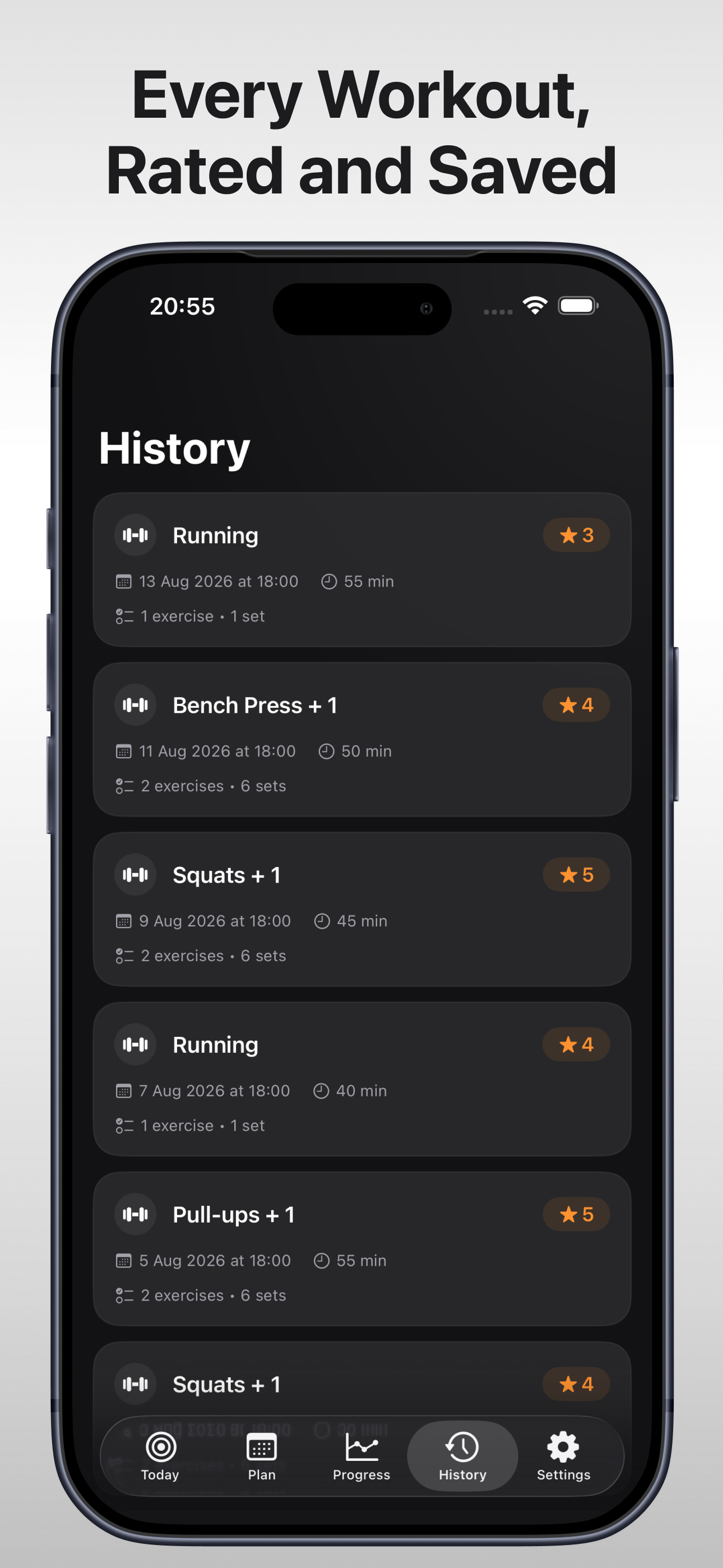 Workout Day: Planner & Tracker screenshot 9