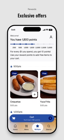Numero Uno Restaurant iPhone screenshot