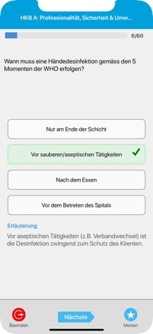FaGe Prüfung Schweiz iPhone screenshot
