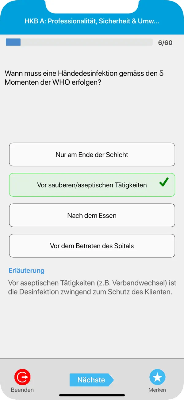 Screenshot #3 pour FaGe Prüfung Schweiz