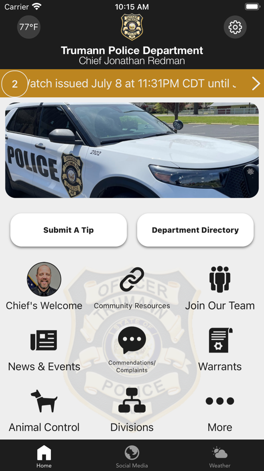 #1. Trumann Police Department (iOS) 由: Trumann Police Department