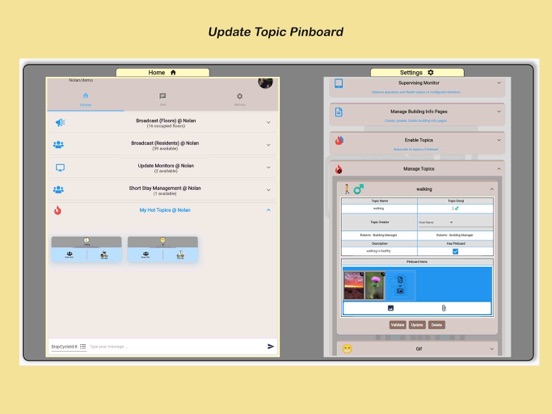 Nolan iPad screenshot