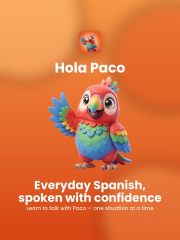 Hola Paco - Learn Spanish iPad screenshot