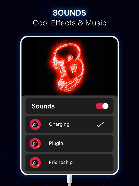 Charging Fun Screen Animation iPad screenshot
