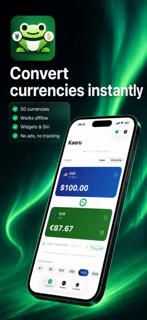 Kaeru: Currency Exchange Rate screenshot 1