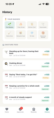 EvenLove: Couple Points iPhone screenshot