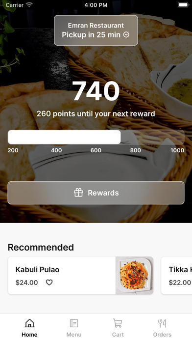 Emran Restaurant & Market app screenshot