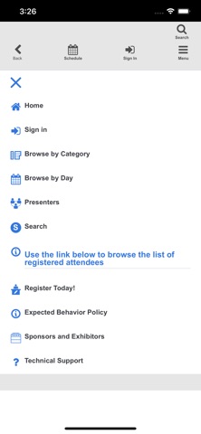 2026 SSP Conference iPhone screenshot