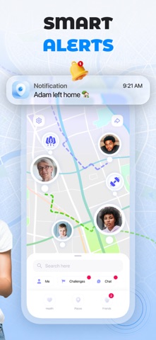 Stepin: Location Tracker Live iPhone screenshot 2