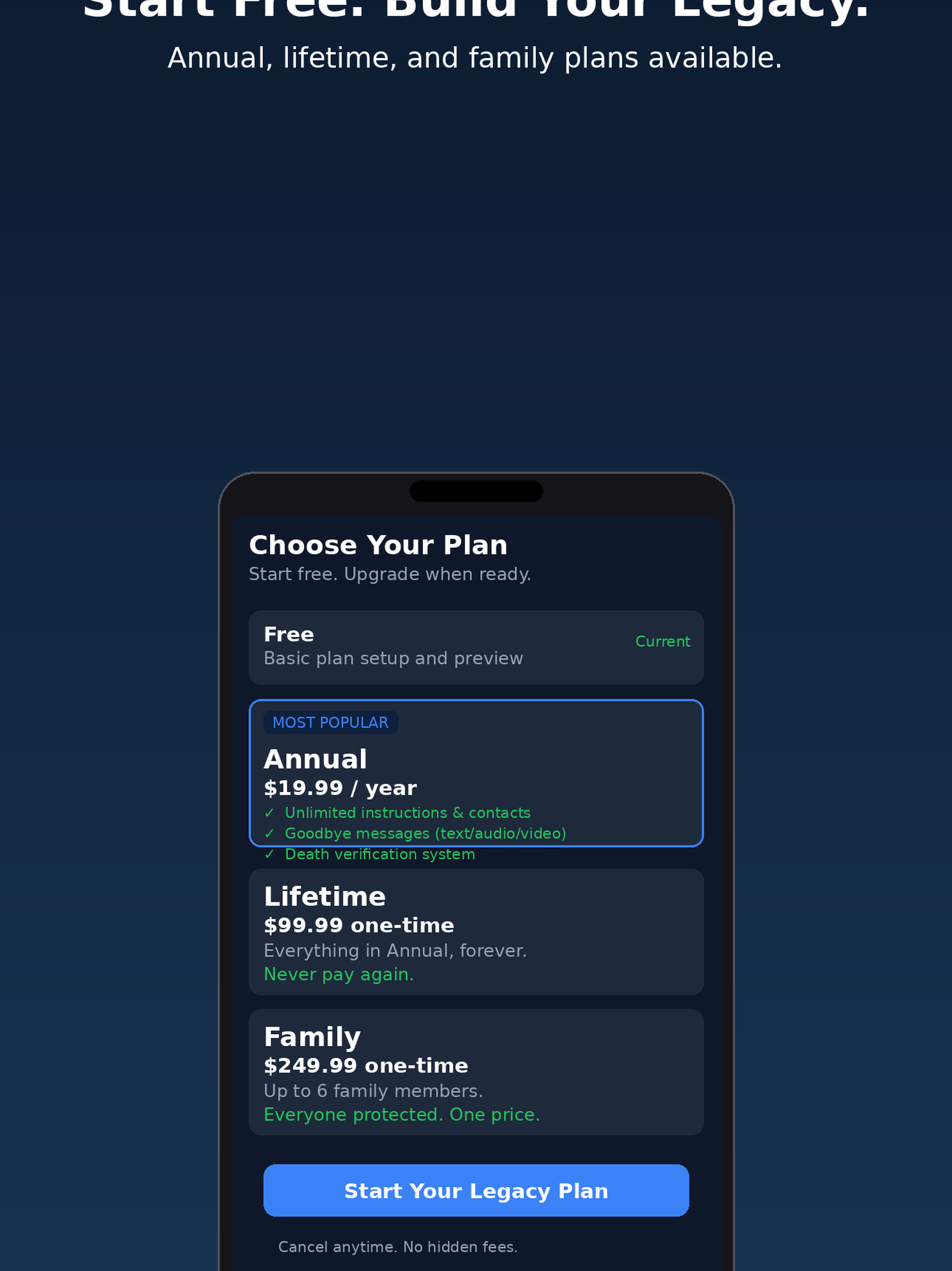Legacy Plans AI screenshot 17