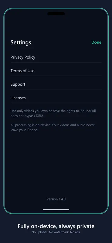 SoundPull: Extract Audio screenshot 7 of 8