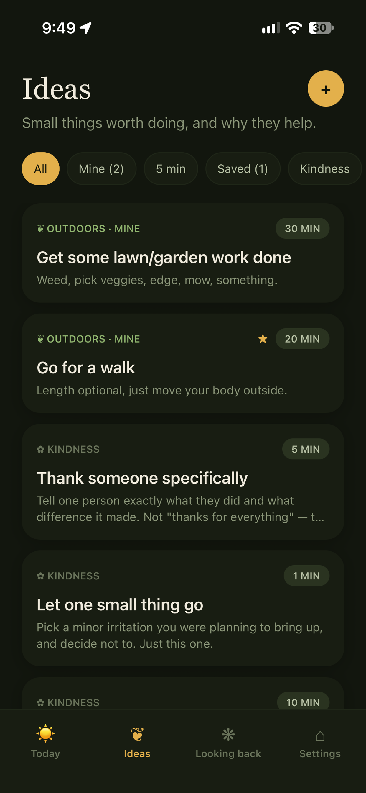 One Good Thing Today screenshot 3