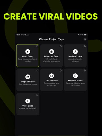 Hf: AI Video & Image Generator iPad screenshot