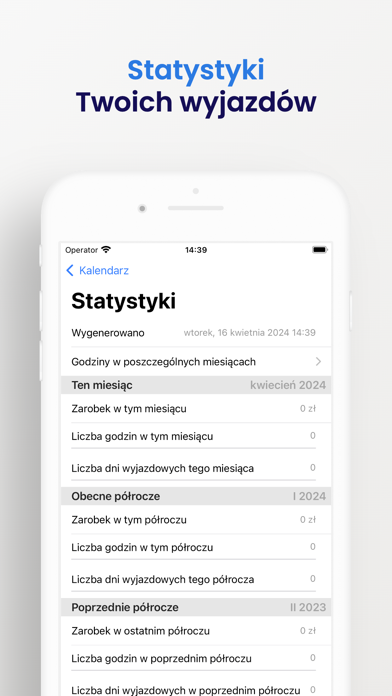 Kalendarz wyjazdowy OSP Screenshot