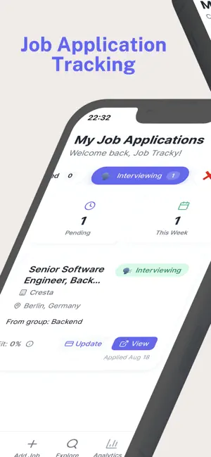 Job Tracky screenshot 1