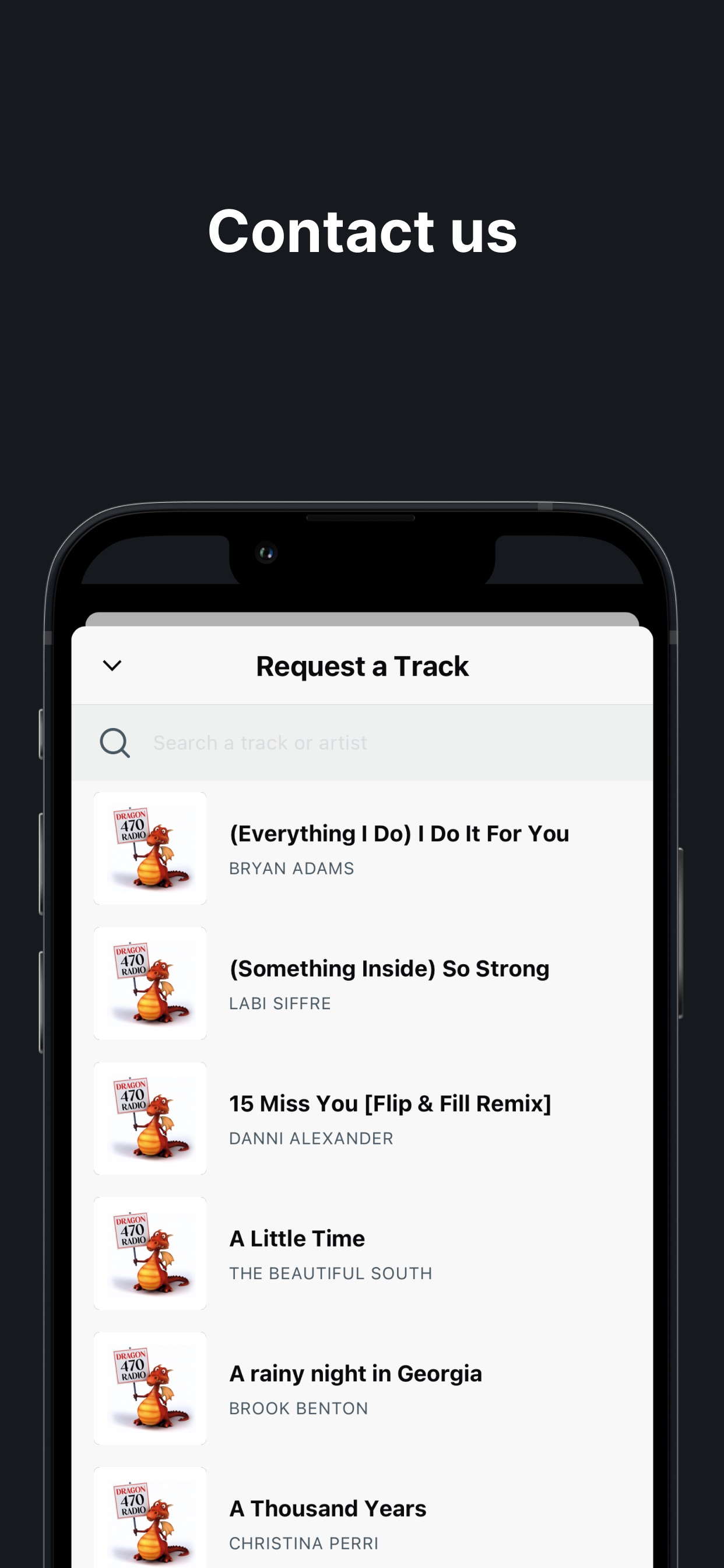 Dragon 470 Radio screenshot 2