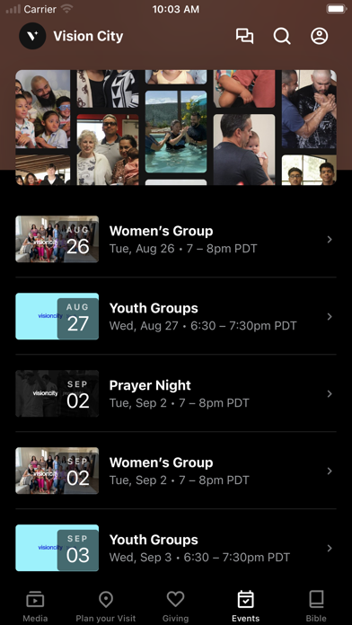 Vision City Church iPhone screenshot 3 - Education app