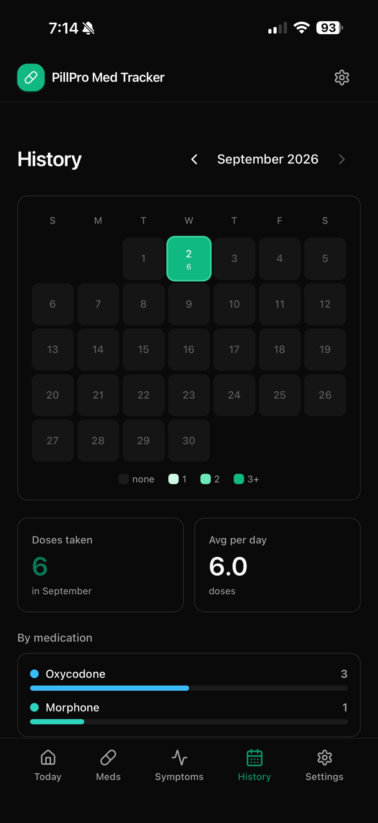 Screenshot 3 of PillPro Med Tracker
