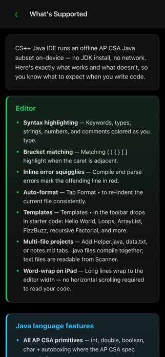 CS++ Java IDE Screenshot 6 of 7