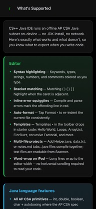 CS++ Java IDE screenshot 6