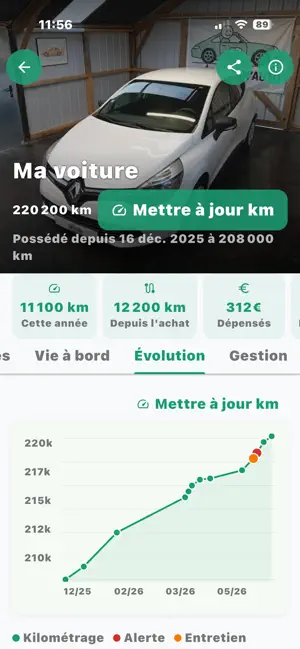 Rouage : carnet d'entretien screenshot 4