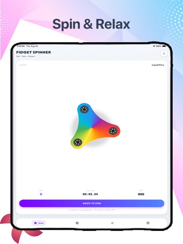 Fidget Spinner ! iPad screenshot