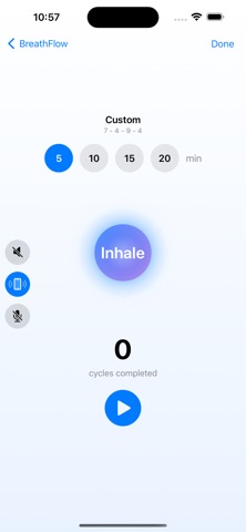 BreathFlow - Guided Patterns Screenshot 7 of 10