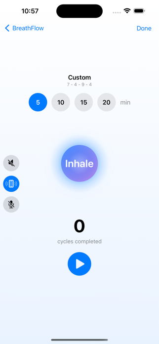 BreathFlow - Guided Patterns Screenshot 7 of 10