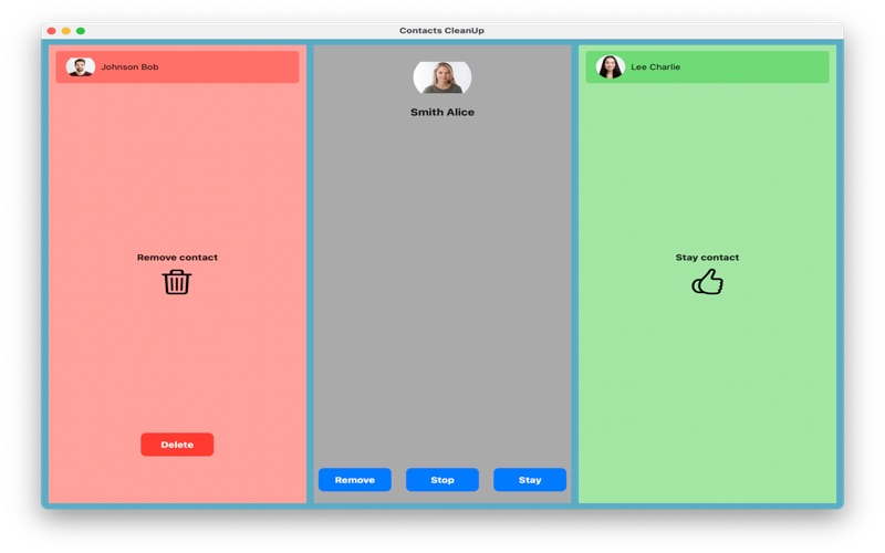 Contacts Cleanup Tools screenshot