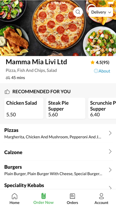 Mamma Mia Livi Ltd Screenshot