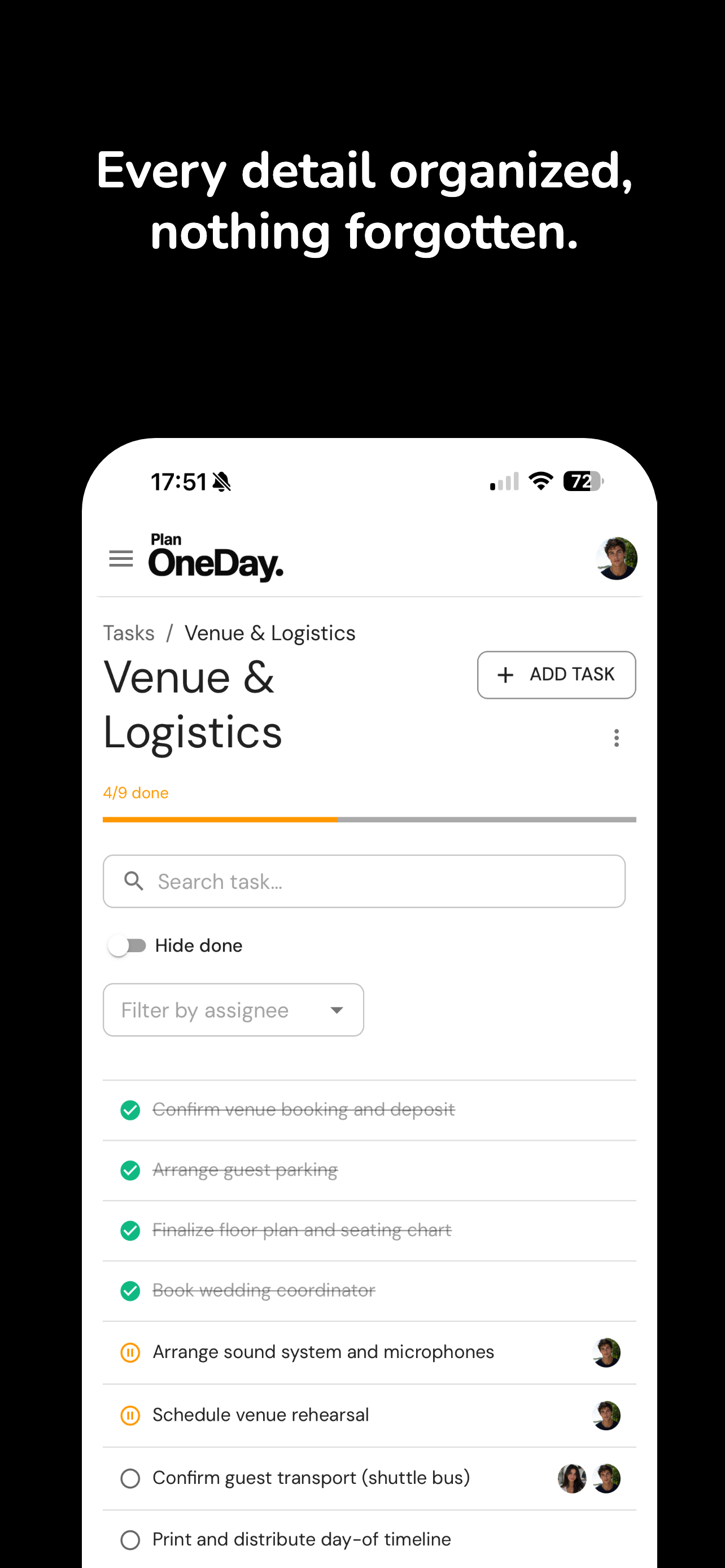 PlanOneDay: Event Planner screenshot 6
