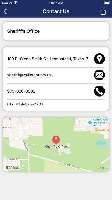 Waller County Sheriff TX Screenshot