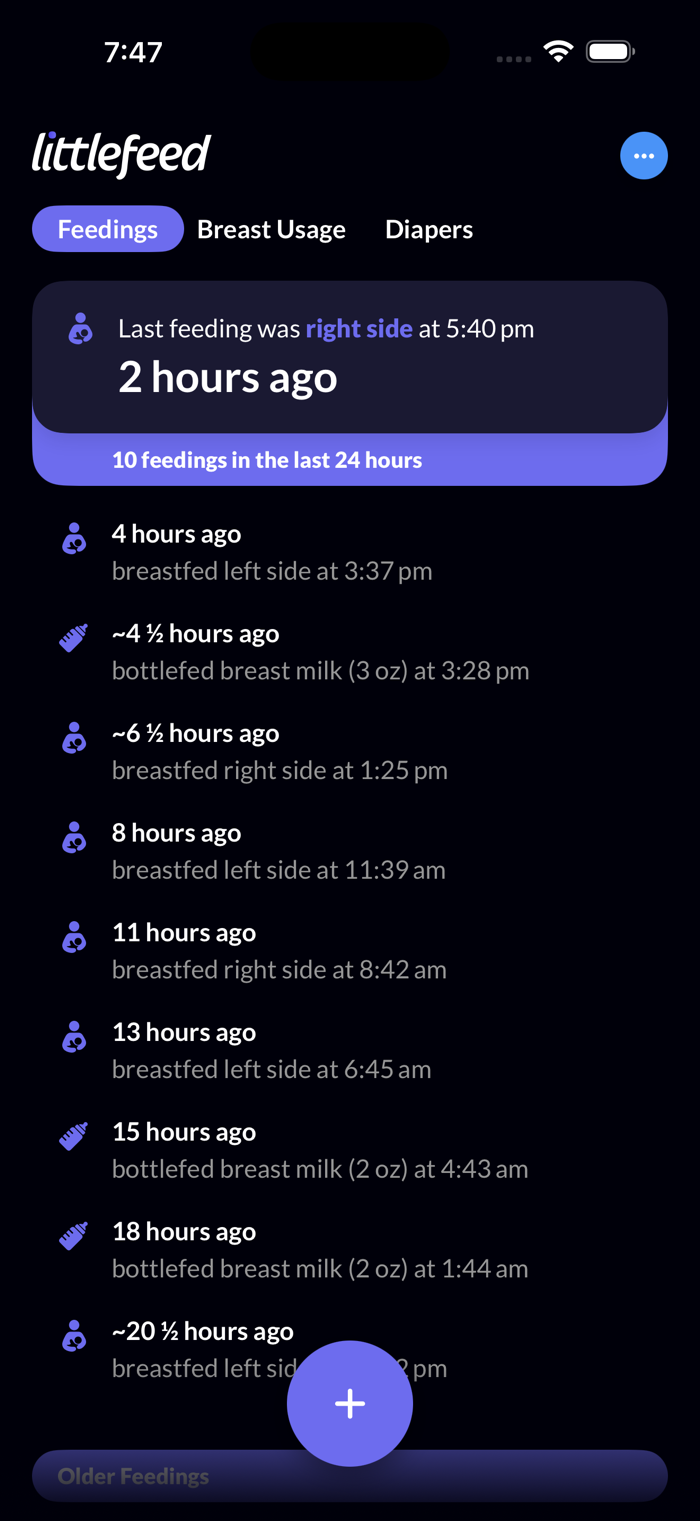 littlefeed - feed your baby