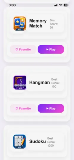 Скриншот ATS Games на iPhone 6