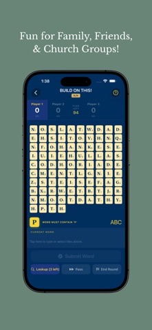 Wordfoil: Scripture word games iPhone screenshot