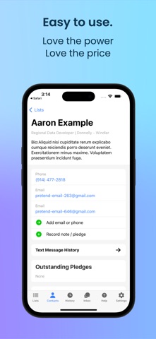 Raise More CRM iPhone screenshot
