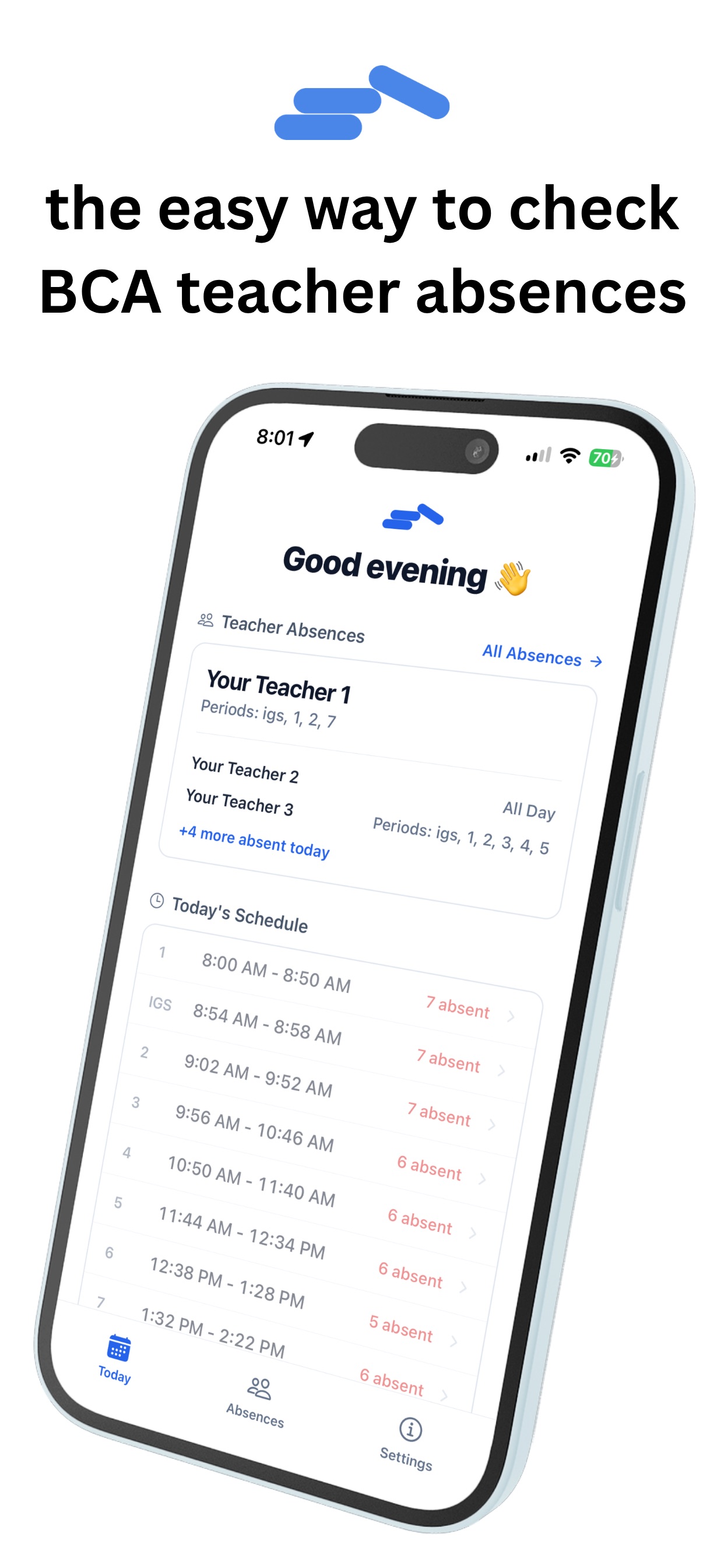 Screenshot 1 of BCAway - BCA Teacher Absences