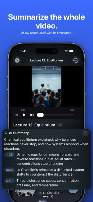 MarkerShelf: AI Video Notes screenshot 1