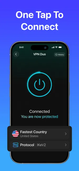 VPN Duo: Fast VPN & Ad Blocker screenshot 4