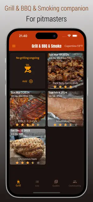 BBQ: Grill & BBQ & Smoke screenshot 1