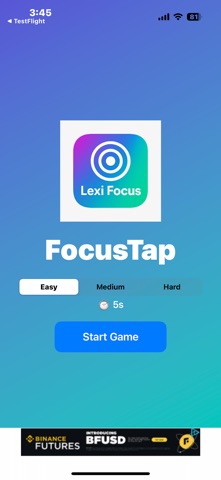 Lexi Focus iPhone screenshot