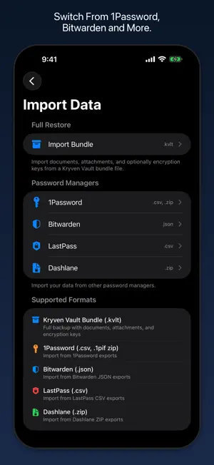 Kryven Vault - ID & Doc Wallet screenshot 3