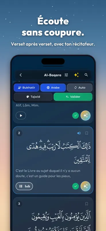 Nudjum: Coran Français Tajwid screenshot 4 of 9