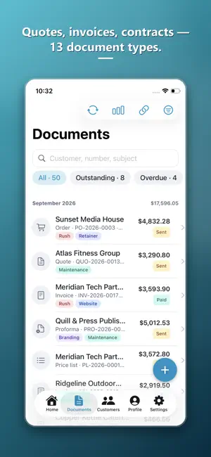 Workio - Quotes, Invoices, PDF screenshot 2