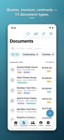 Workio - Quotes, Invoices, PDF Screenshot 2 of 10