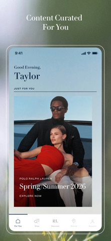 Ralph Lauren: Luxury Shopping iPhone screenshot