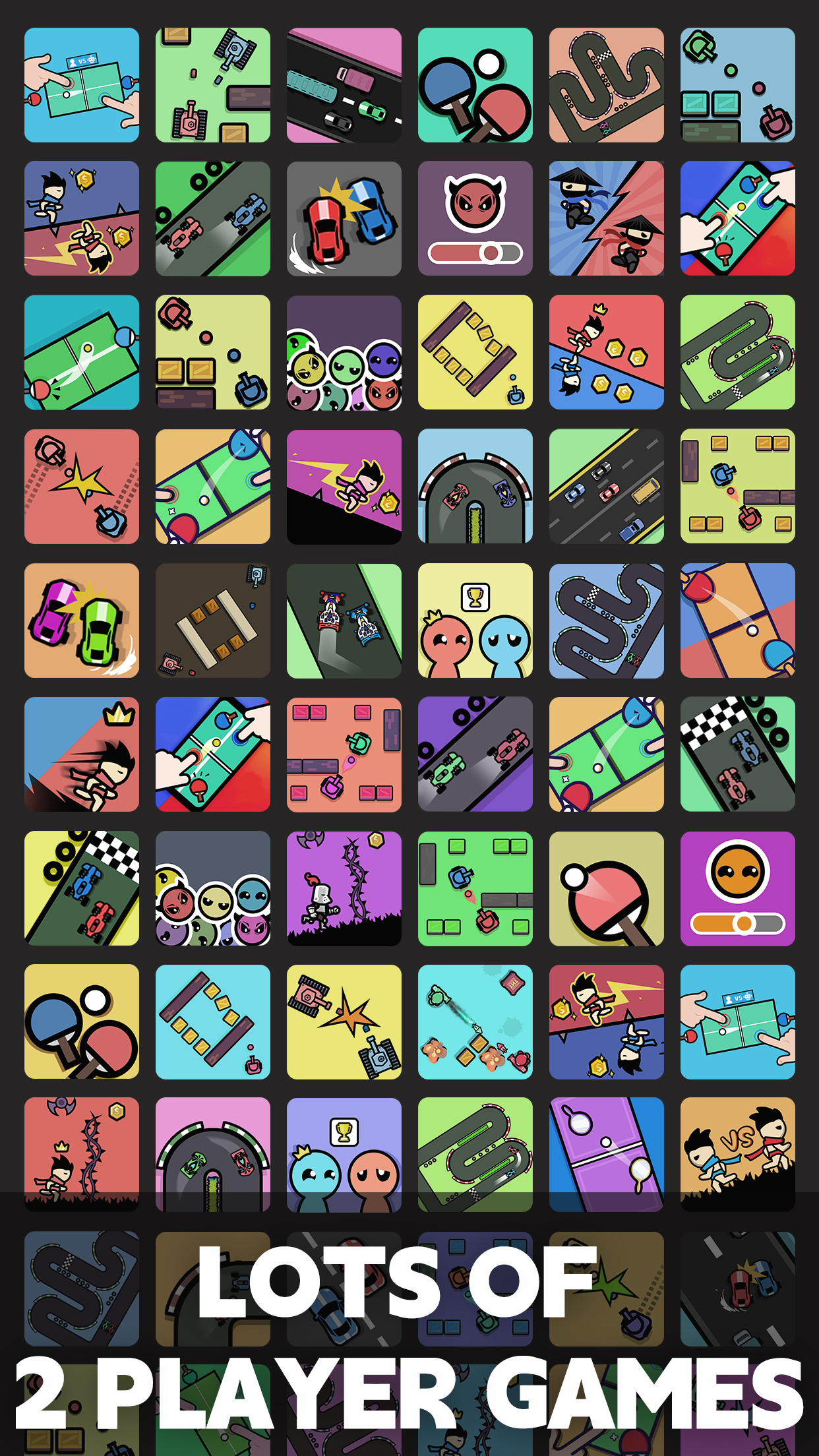 2 Player Battle -No Wifi Games