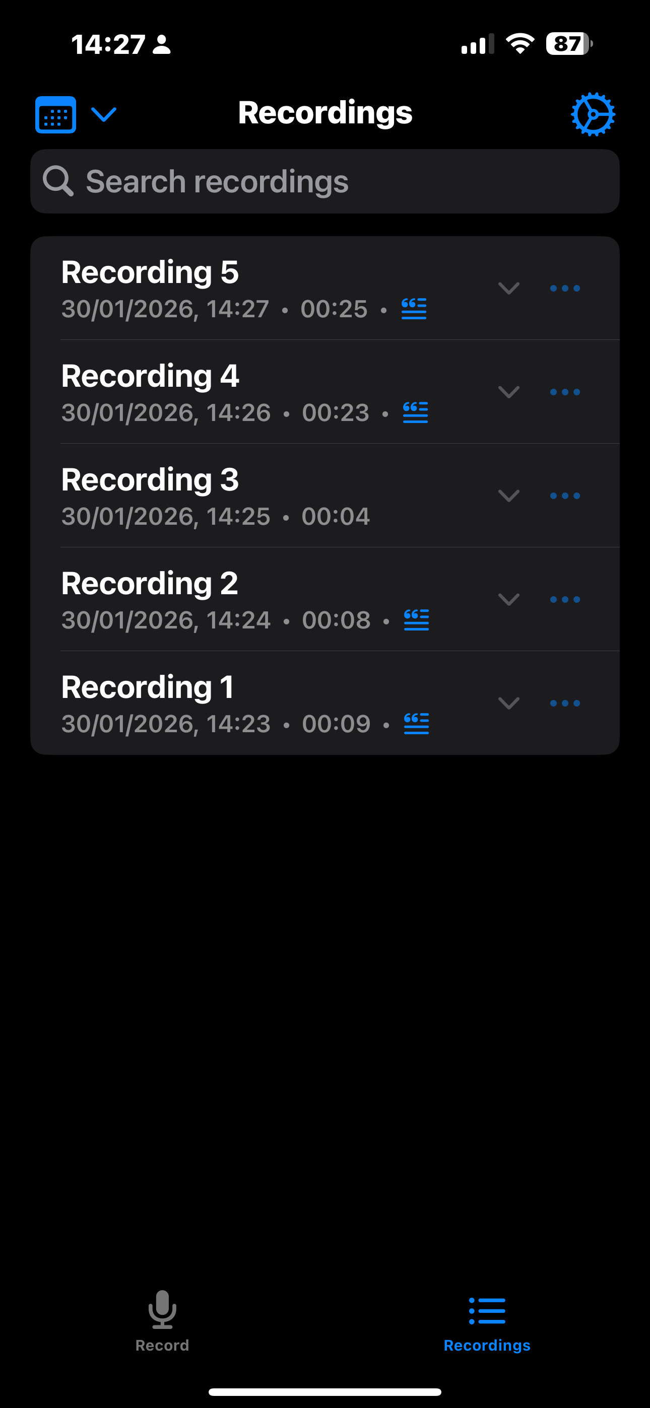 Omni Recorder screenshot 4