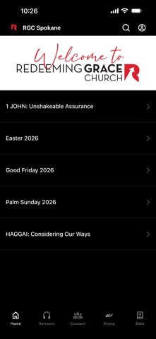 Redeeming Grace Church Spokane iPhone screenshot