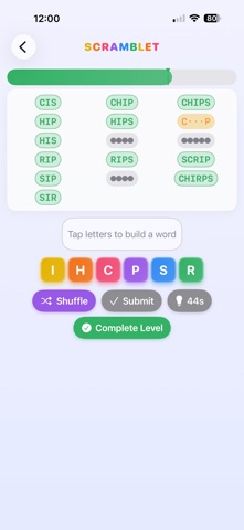 Scramblet - Word Puzzle Game screenshot 4 of 6